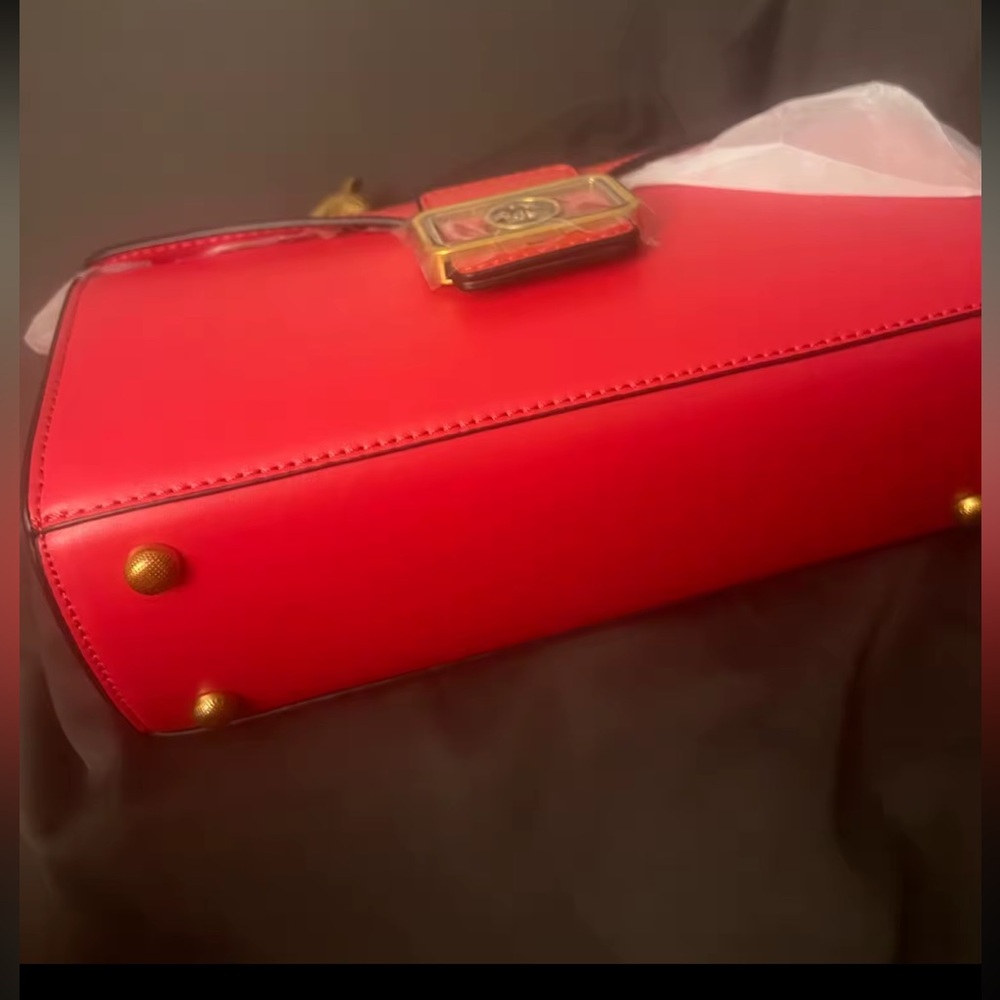 GENUINE LEATHER CAT HANDLE LUXURY CLUTCH BAG - Picture 14 of 15